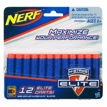 Стрелы для бластеров Nerf, 12 штук