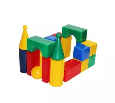 Строительный набор Стена-Смайл, 21 элемент