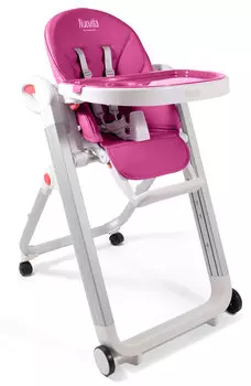 Стульчик для кормления Nuovita Futuro Bianco, magenta