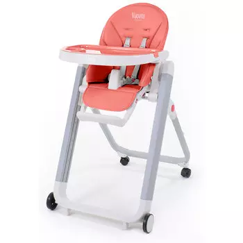 Стульчик для кормления Nuovita Futuro Senso Bianco, цвет Corallo/Коралл
