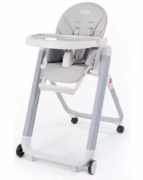Стульчик для кормления Nuovita Futuro Senso Bianco, Grigio/Серый