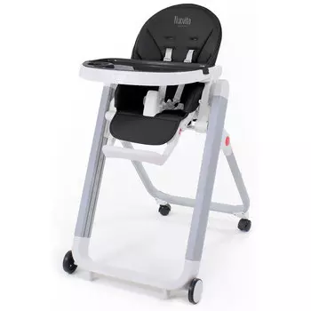 Стульчик для кормления Nuovita Futuro Senso Bianco, Nero/Черный