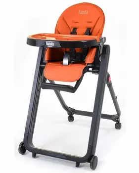 Стульчик для кормления Nuovita Futuro Senso Nero, Arancione/Оранжевый