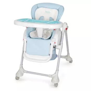 Стул-шезлонг для кормления Nuovita Tutela, blu perforata/голубой с перфорацией
