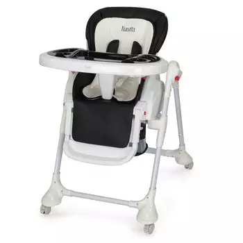 Стул-шезлонг для кормления Nuovita Tutela, цвет - Nero perforata/Черный с перфорацией