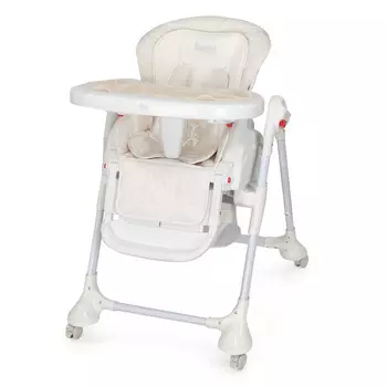 Стул-шезлонг для кормления Nuovita Tutela, цвет - Latte goffratura/Латте с тиснением