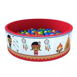 Сухой бассейн – Индейцы, 100 шаров