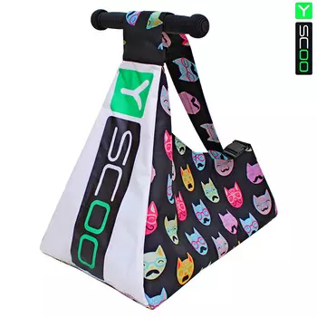 Сумка-чехол Y-Scoo - Коты усатые для 3-х колесного самоката