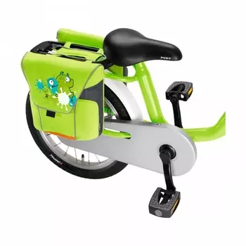 Сумка двойная DT3 Kiwi Салатовая на багажник велосипеда