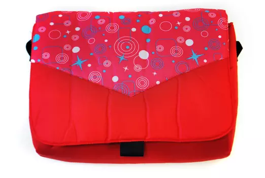 Сумка на санимобиль - красный