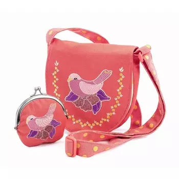 Сумочка с кошельком Птичка