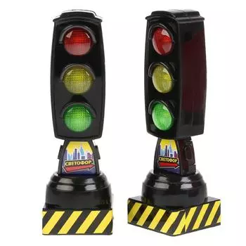 Светофор свет и звук, в дисплее, 13,5 см