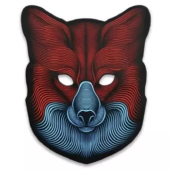 Световая маска с датчиком звука - GeekMask Fox