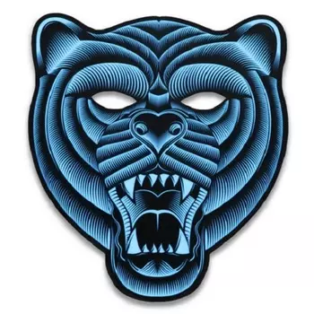 Световая маска с датчиком звука - GeekMask Grizzli