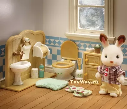 Sylvanian Families - Братик Кевин и туалетная комната