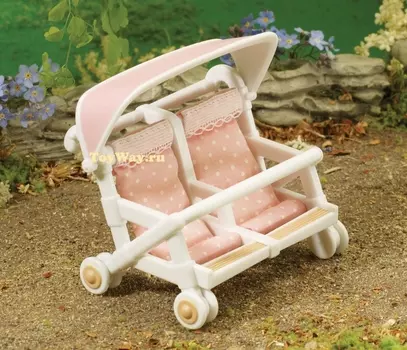 Sylvanian Families - Коляска для двойни