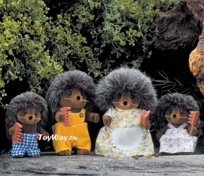 Sylvanian Families - Семья Ежиков