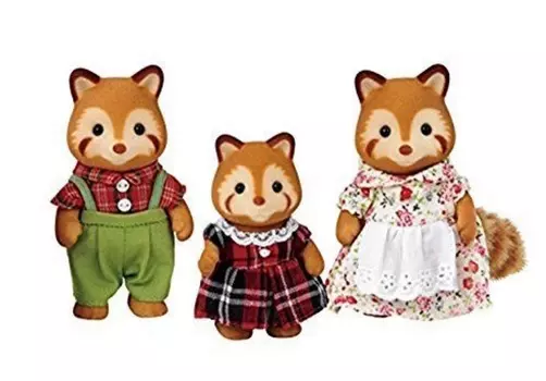 Sylvanian Families - Семья Красных панд, 3 фигурки