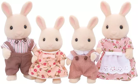 Sylvanian Families - Семья Молочных Кроликов