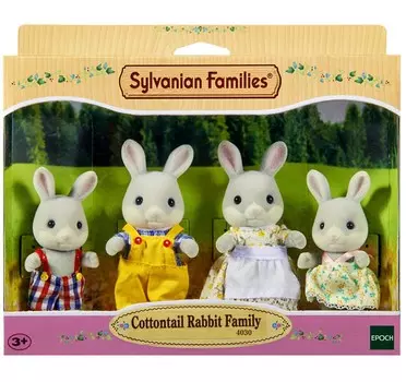 Sylvanian Families - Семья серых кроликов