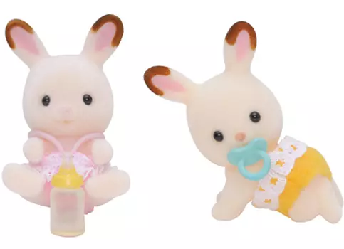 Sylvanian Families - Шоколадные Кролики-двойняшки