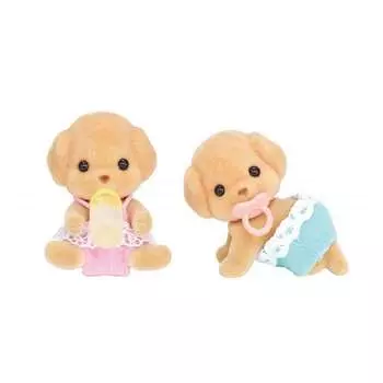 Sylvanian Families - Той Пудели-двойняшки, 4,5 см