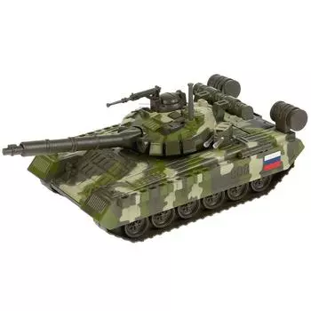 Танк Т-90, свет и звук, 25 см., вращается башня, открывается люк