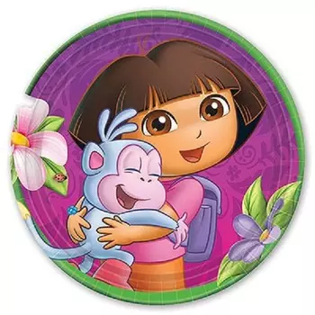 Тарелка 17 см. из серии Даша-путешественница, 8 шт.