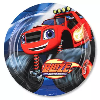 Тарелка Вспыш, 23 см, 8 штук