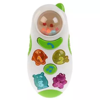 Телефон-погремушка, свет и звук