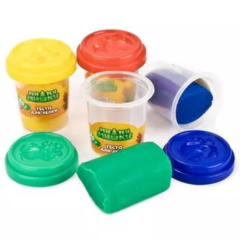 Тесто для лепки – Мимимишки, 4 цвета