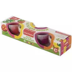 Тесто для лепки - набор № 11, 4 цвета