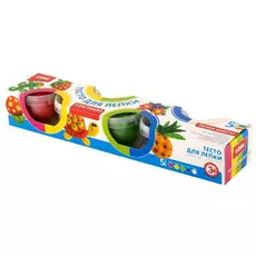 Тесто для лепки - набор № 12, 5 цветов