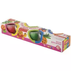 Тесто для лепки - набор № 9, 5 цветов