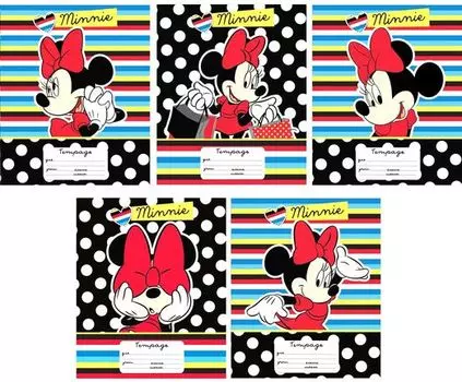 Тетрадь 18 листов Линейка «Минни» Disney