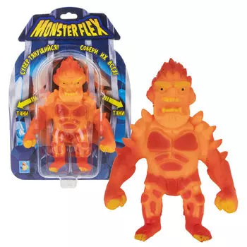 Тянущаяся фигурка из серии Monster Flex Вулкан, блистер, 15 см