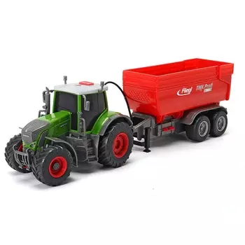 Трактор Fendt с прицепом, 41 см., свет, звук