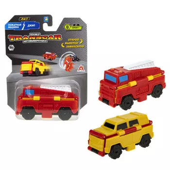 Transcar Double 2 в 1: Пожарная машина – Джип, 8 см
