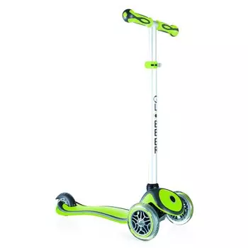 Трехколесный самокат Globber Primo Plus, зеленый