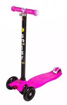Трехколесный самокат Smiley Maxi, розовый