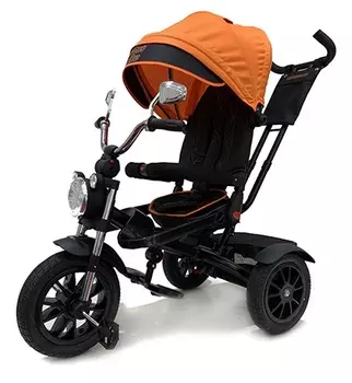 Трехколесный велосипед - Lexus Trike Moto, колеса 12" и 10", оранжевый, свет и звук