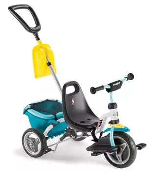 Трехколесный велосипед Puky Cat 1SP, white/mint белый/мятный