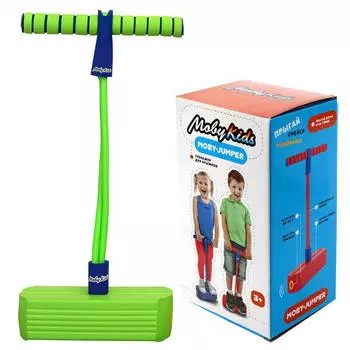 Тренажер для прыжков MobyJumper со звуком, зеленый