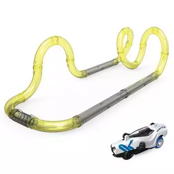 Тренировочный набор, 1 машинка, 1 пульт, 18 трубок, свет