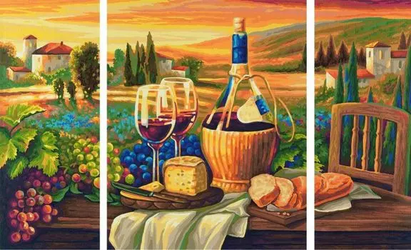 Триптих Сладкая жизнь, 50х80 см