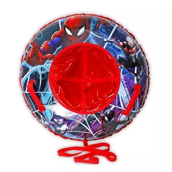 Тюбинг - надувные сани из серии Человек-Паук Марвел с резиновой автокамерой, 100 см.