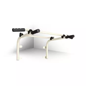 Турник настенный, белый антик золото