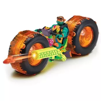 Turtles - Мотоцикл с фигуркой Майки, серия Rotmnt