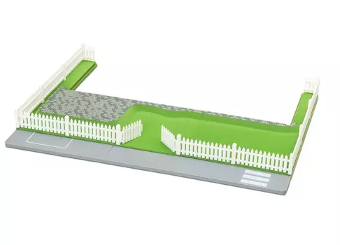 Участок к домику Смоланд - Зеленый газон