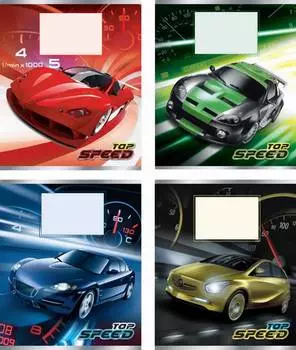 Ученическая тетрадь Top speed, в линейку, 24 листа